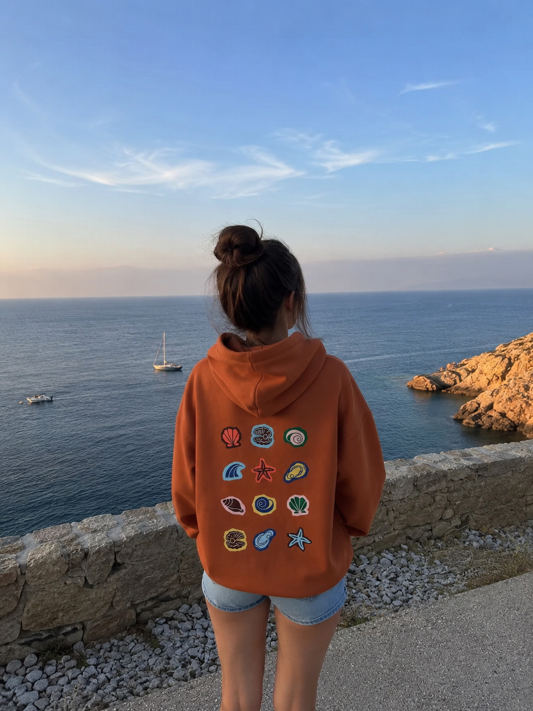 Hoodie - Seashell